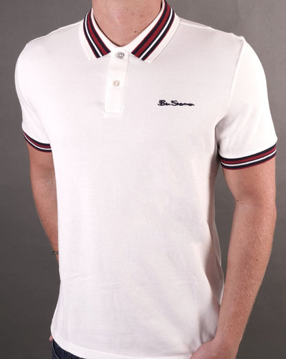 Ben Sherman House Collar Polo Snow White