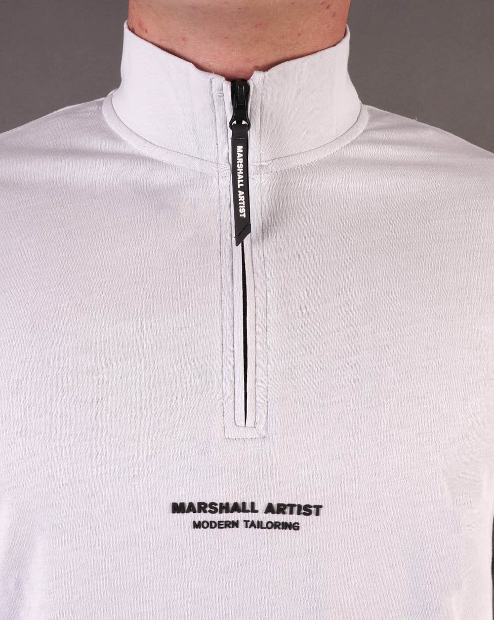 Marshall Artist Injection 1/4 Zip Top Dolphin Grey