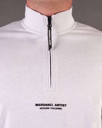 Marshall Artist Injection 1/4 Zip Top Dolphin Grey