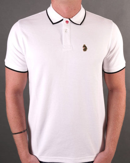 Luke Sport Meadtastic Polo Shirt White