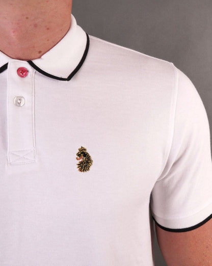 Luke Sport Meadtastic Polo Shirt White