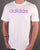 Adidas Linear Logo T Shirt White/Violet