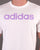 Adidas Linear Logo T Shirt White/Violet