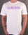 Adidas Linear Logo T Shirt White/Violet