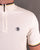 Trojan Tipped Funnel Zip Neck Ecru