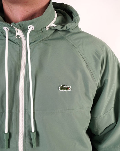 Lacoste Zip Through Jacket Ash Green