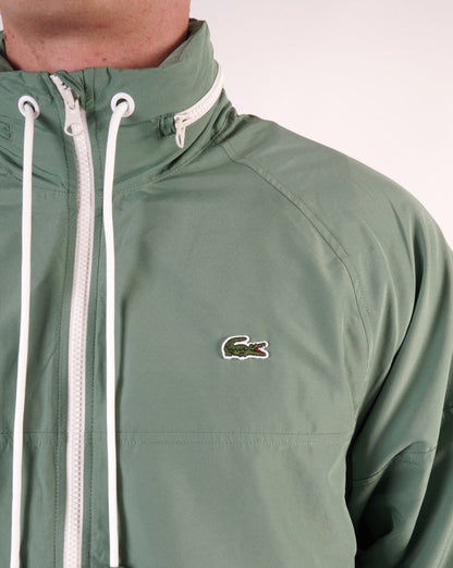 Lacoste Zip Through Jacket Ash Green