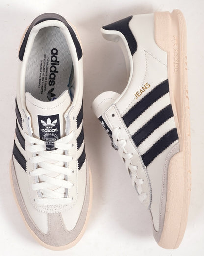 Adidas Jeans Trainers Chalk White / Navy
