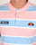 Ellesse Dyer Striped Polo Shirt Pink/Sky