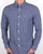 Lacoste Long Sleeve Check Shirt Navy / White