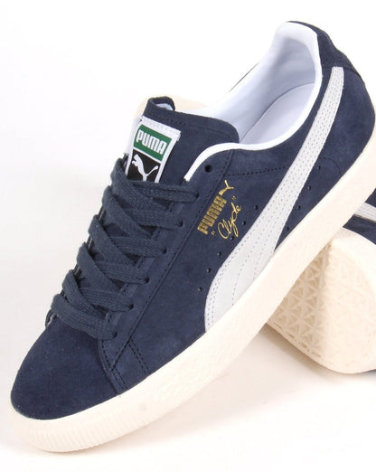 Puma Clyde Trainer Navy
