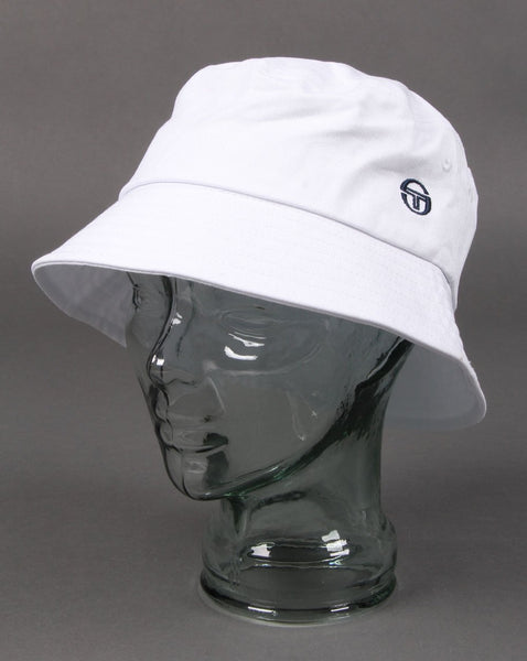 Sergio Tacchini Mason Bucket Hat White