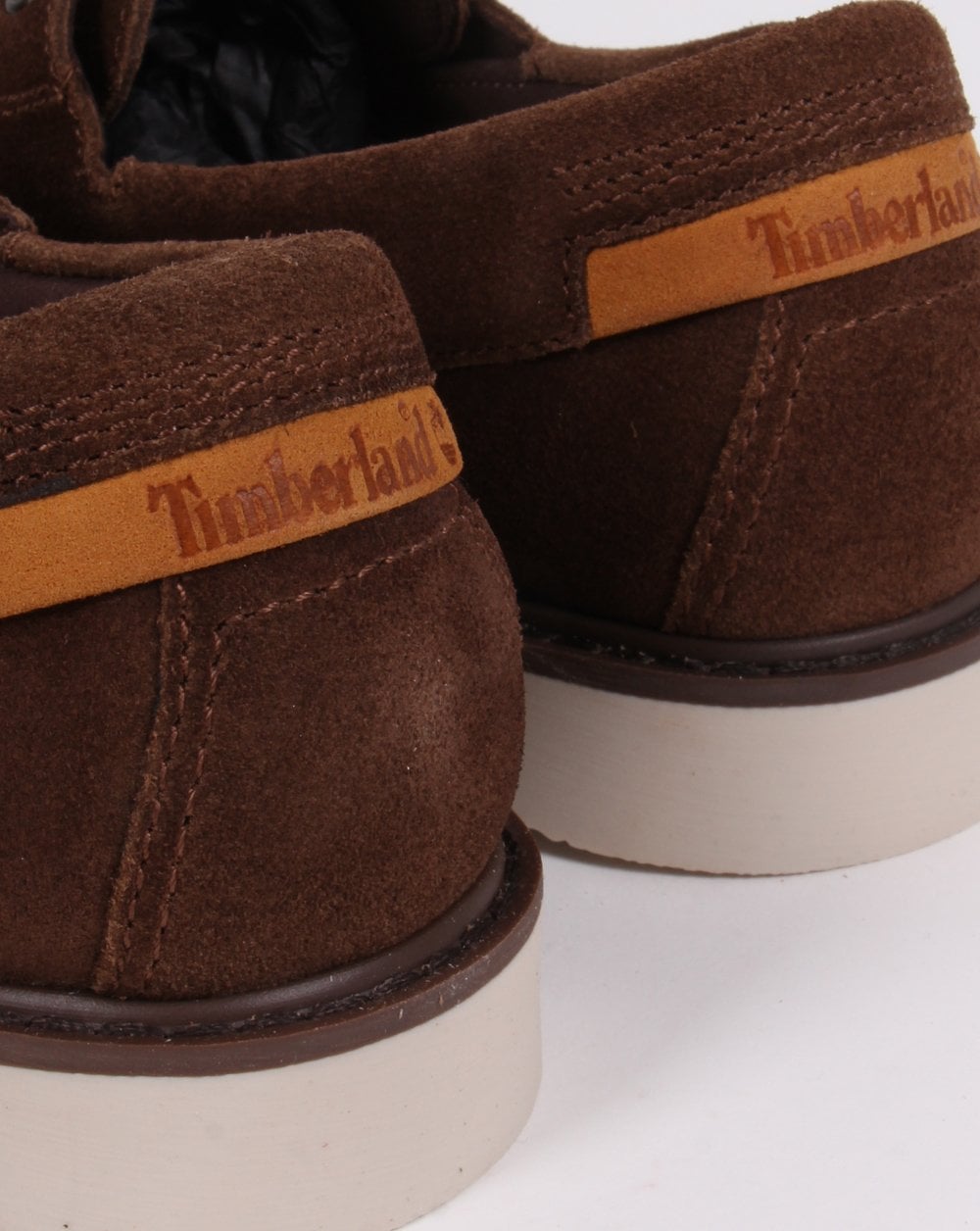 Timberland Newmarket Suede Boat Shoe Dark Brown