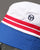 Sergio Tacchini Stonewoods Bucket Hat White/Royal Blue