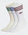 Adidas Originals Solid Crew Socks 3 Pack White/Blue/Burgundy
