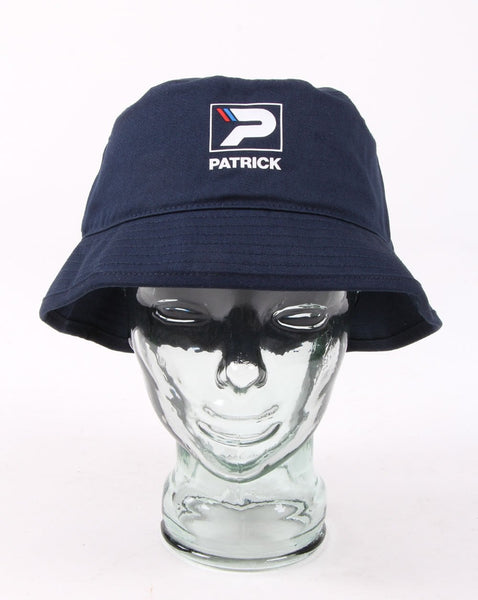 Patrick Logo Bucket Hat Navy