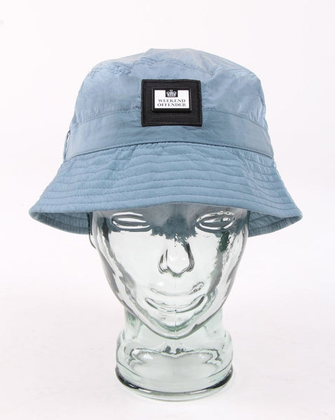 Weekend Offender Long Beach Blvd Bucket Hat Slate Blue