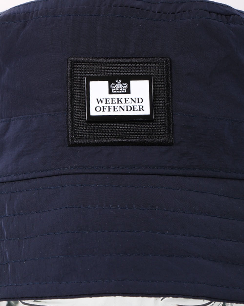 Weekend Offender Long Beach Blvd Bucket Hat Navy