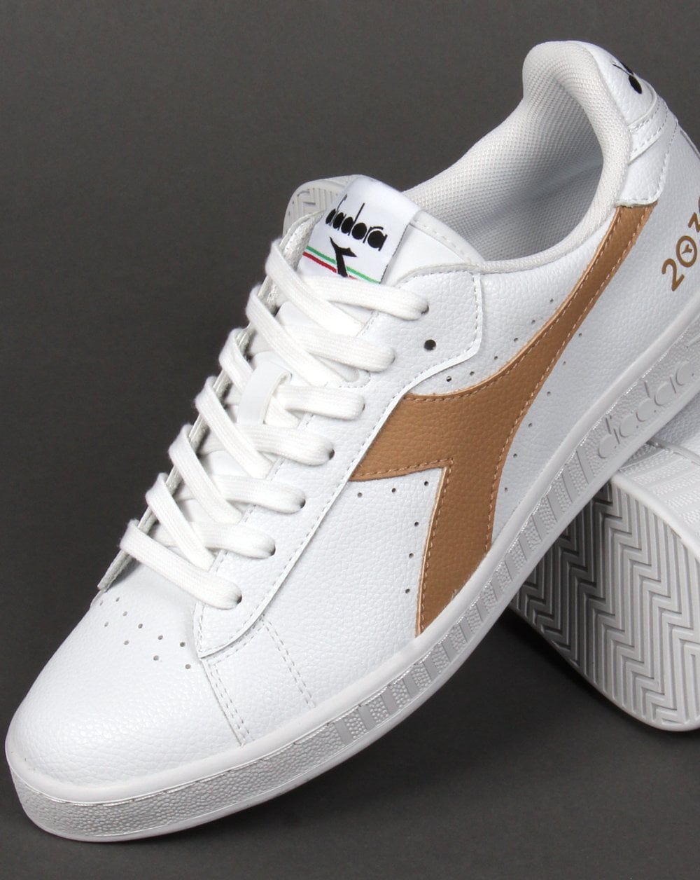 Diadora Game L Low Trainer White/Bronze
