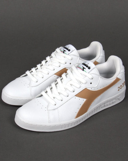 Diadora Game L Low Trainer White/Bronze