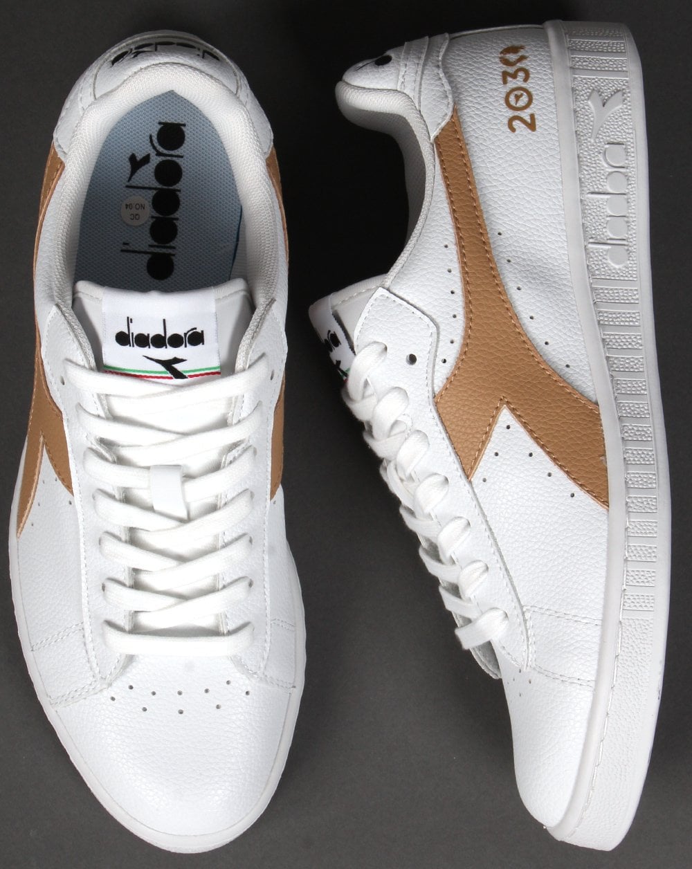 Diadora Game L Low Trainer White/Bronze