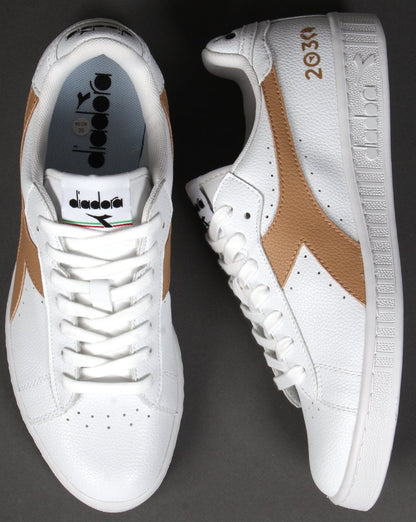 Diadora Game L Low Trainer White/Bronze