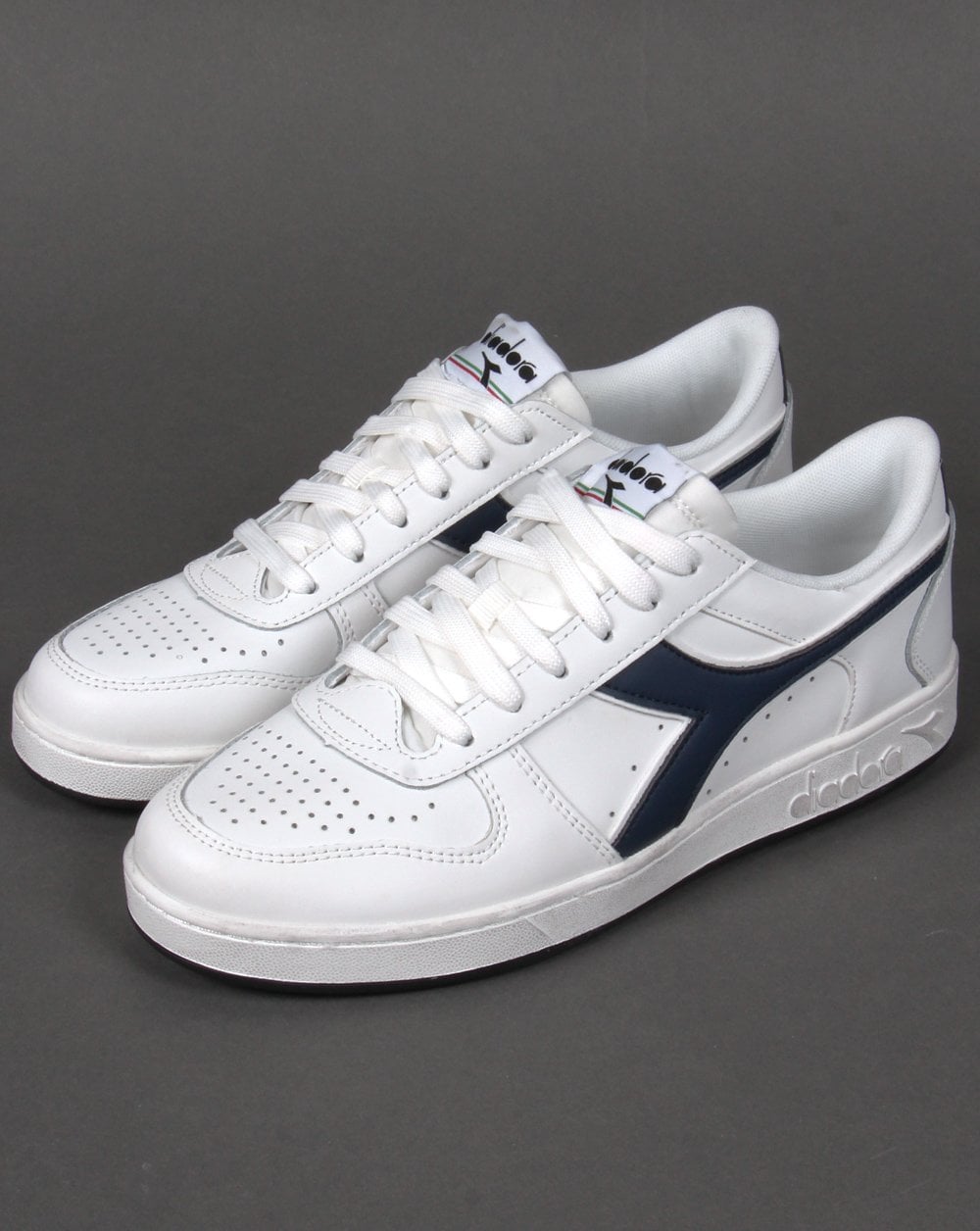 Diadora Magic Basket Trainer White Navy