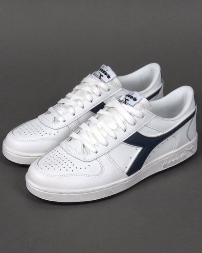 Diadora Magic Basket Trainer White Navy