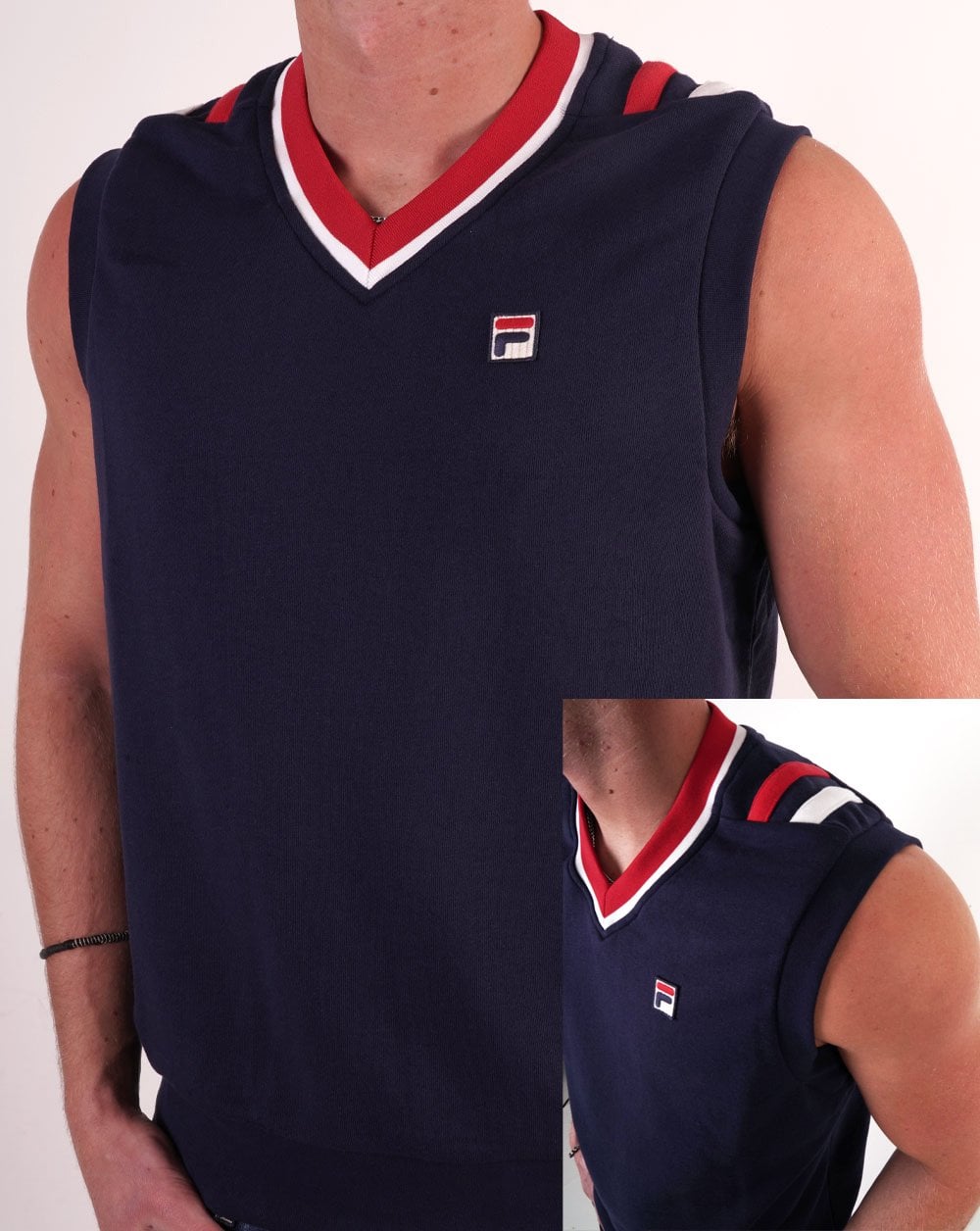Fila Vintage Tank Sweat Vest Navy