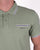 Gant Tipped Pique Polo Kalamata Green