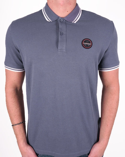Napapijri Macas Polo Blue Grey