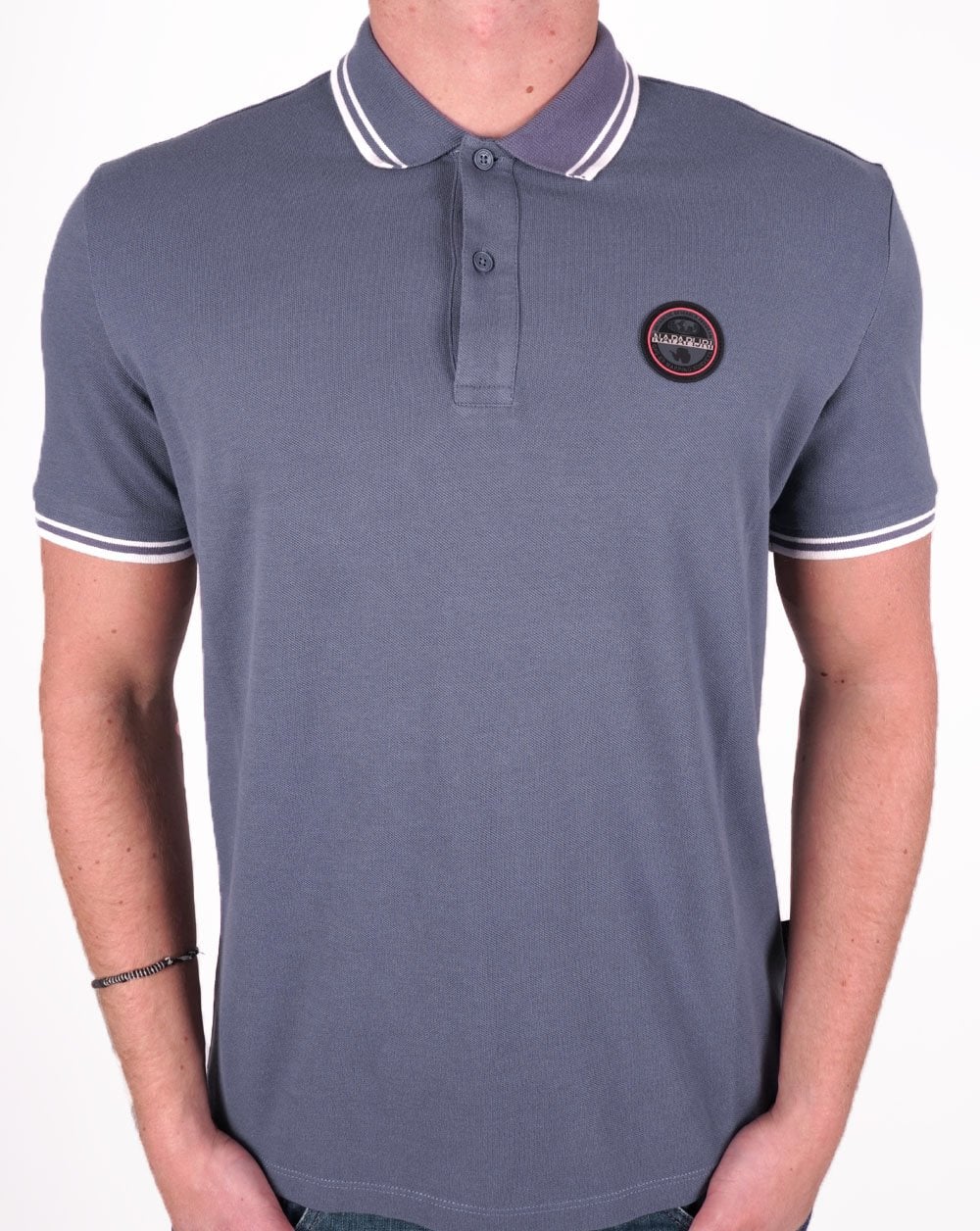 Napapijri Macas Polo Blue Grey