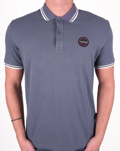 Napapijri Macas Polo Blue Grey