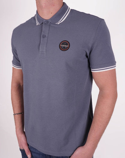 Napapijri Macas Polo Blue Grey