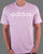 Adidas Linear Logo T Shirt Lilac/White