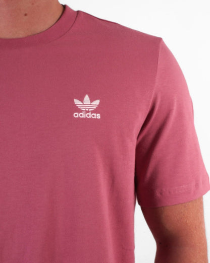 Adidas Originals Essential T Shirt Pink Strata
