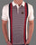 Trojan Houndstooth Panel Polo Ecru