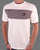 Trojan Houndstooth Panel T Shirt Ecru