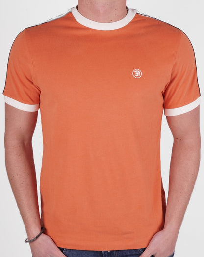 Trojan Taped Sleeve T-shirt Orange