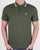 Trojan Twin Tipped Pique Polo Army