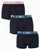 Emporio Armani 3 Pack Boxer Shorts Navy/Green/Pink