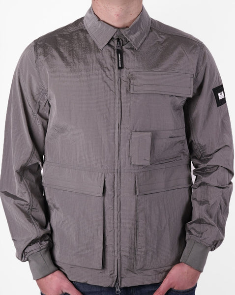 Weekend Offender Kell Overshirt Smoke Grey