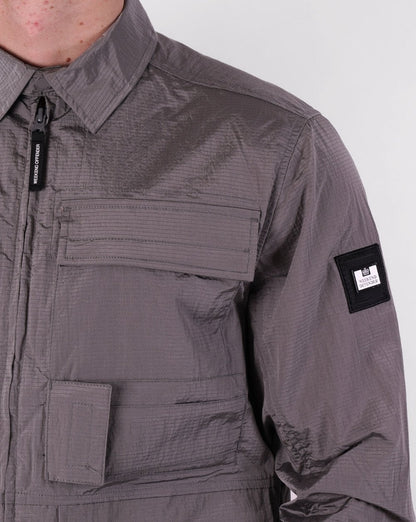 Weekend Offender Kell Overshirt Smoke Grey