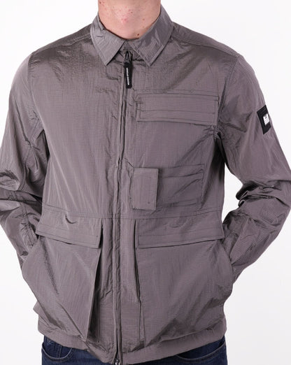 Weekend Offender Kell Overshirt Smoke Grey