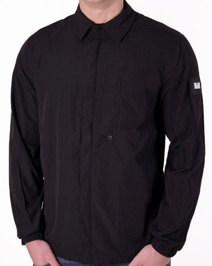 Weekend Offender Porter Overshirt Black