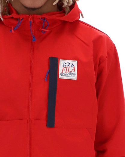 Fila White Rock Zane Windbreaker Red