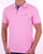 Gant Contrast Collar Polo Shirt Bright Pink