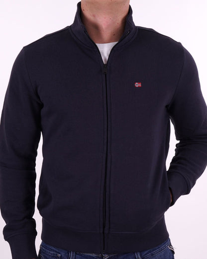 Napapijri Balis Full Zip Sweatshirt Navy Blue