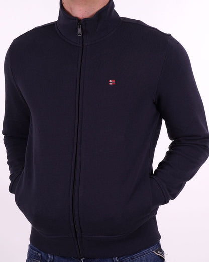 Napapijri Balis Full Zip Sweatshirt Navy Blue