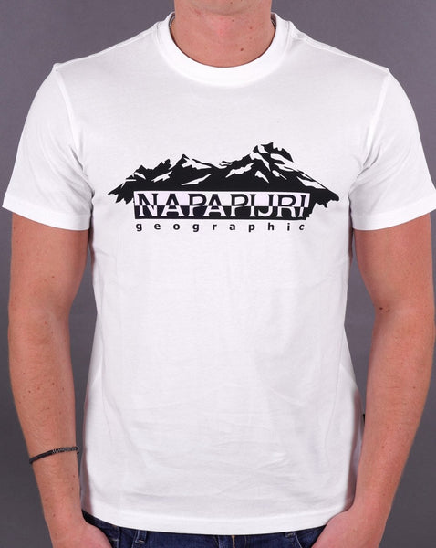 Napapijri Racing T Shirt Bright White
